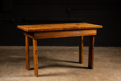 Antique Rustic Workshop Table