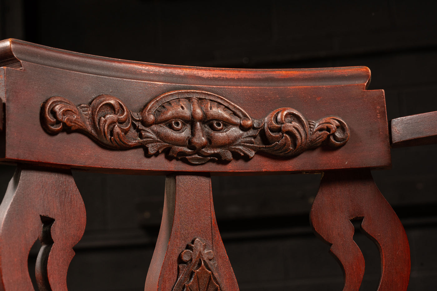 Late Victorian Mahogany Corner Chair