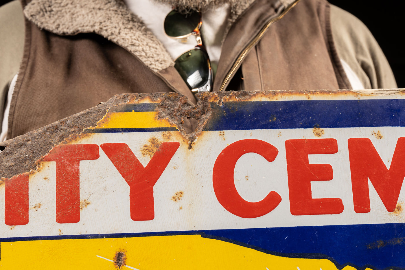 Vintage Trinity Cement SSP Sign