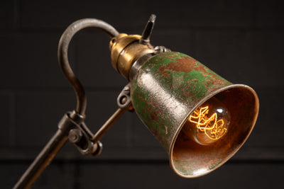 Vintage Articulated Industrial Lamp