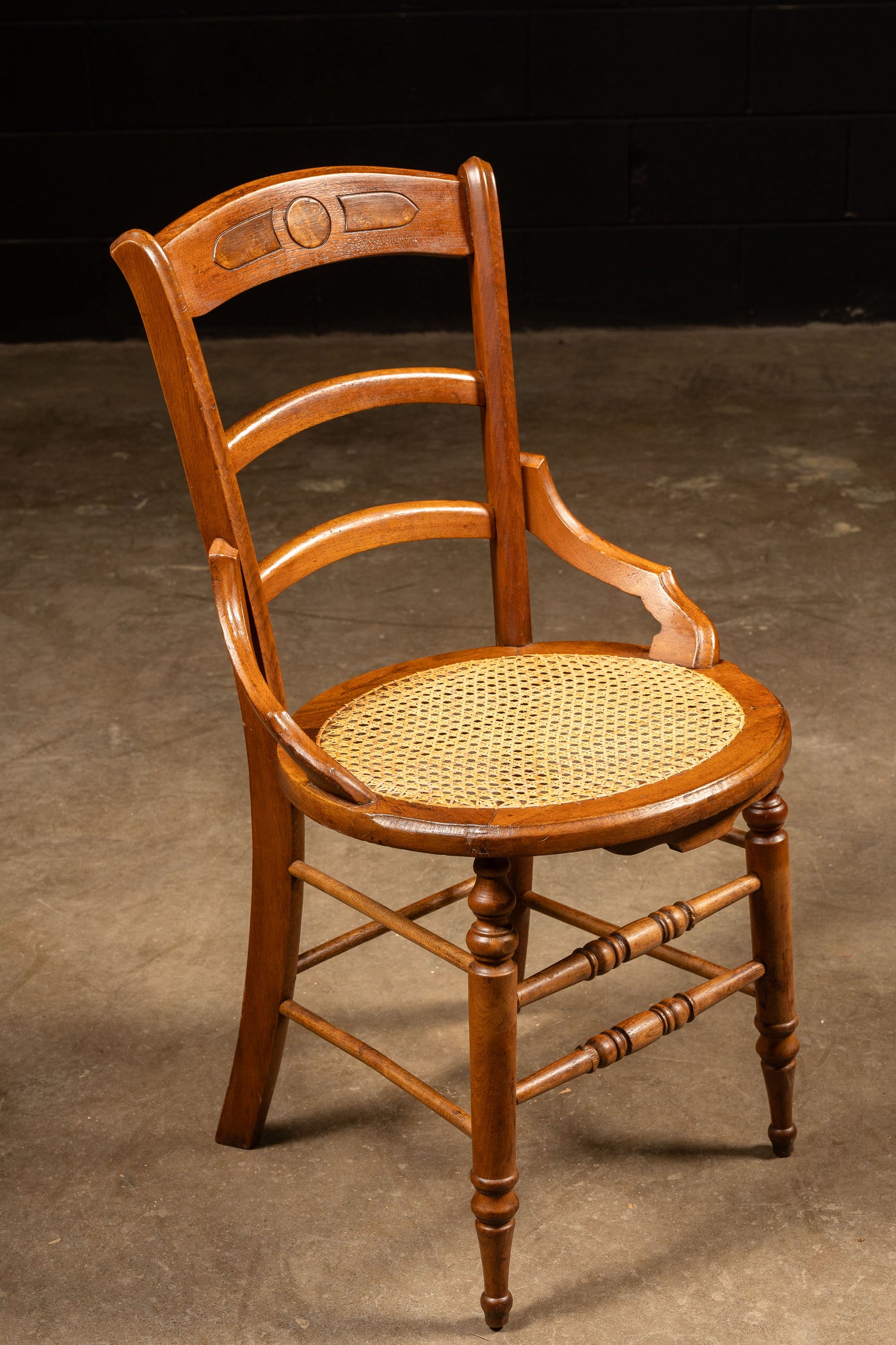 Set Of Two Eastlake Chairs With Burl Inlays