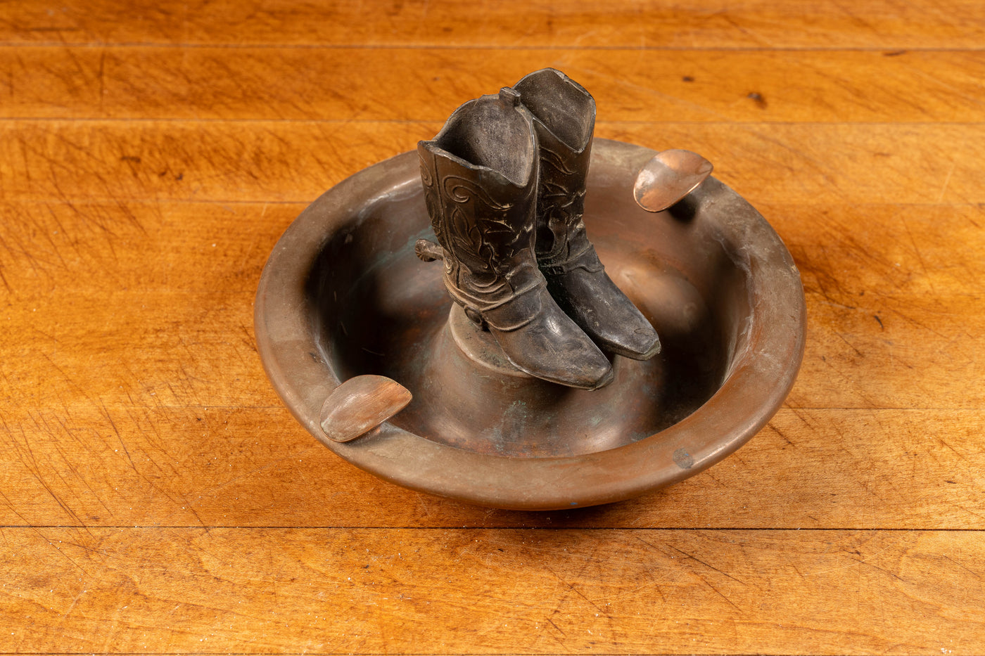Vintage Cowboy Boot Ashtray