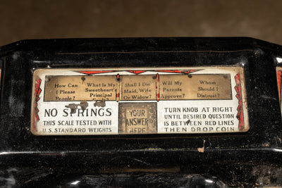 Vintage Watling 1 Cent Fortune Teller Scale