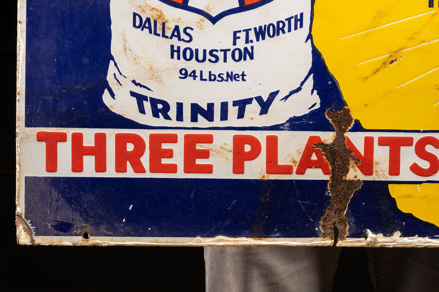 Vintage Trinity Cement SSP Sign