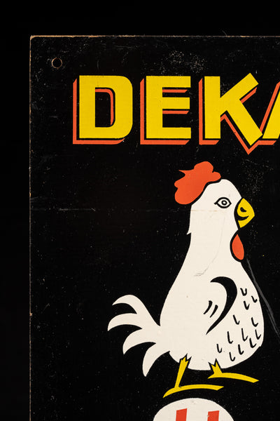 Vintage Dekalb Hens Poultry Research Sign