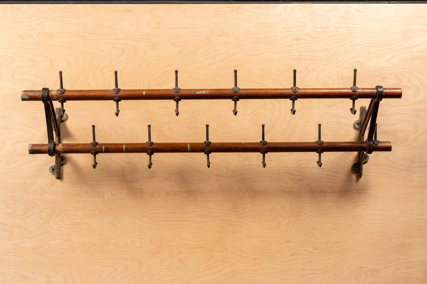 1920s Train Station Coat and Hat Rack - Main Image