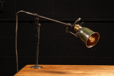 Vintage Articulated Industrial Lamp