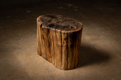 19th Century Natural Oak Anvil Stump