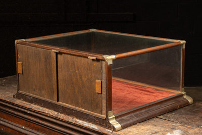 Late 19th Century Oak and Glass Show Case