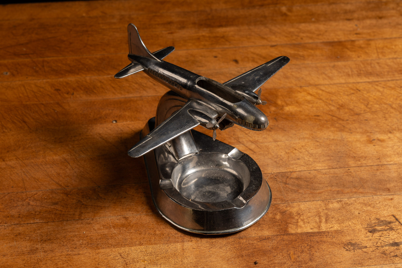 Vintage Airplane Ashtray