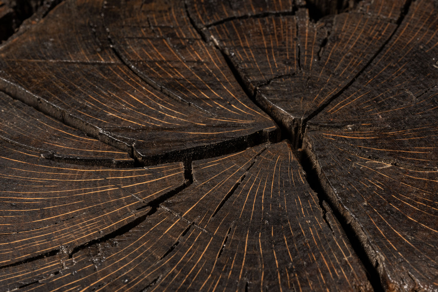19th Century Natural Oak Anvil Stump