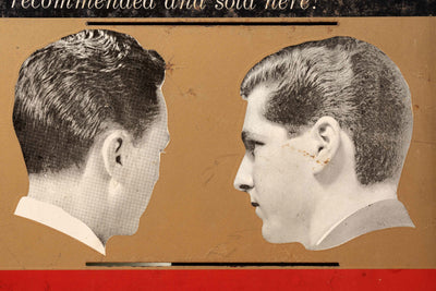 Vintage Embossed Tin Stephan Grooming Barbershop Sign