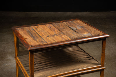 Early American Display Case With Mirrored Back