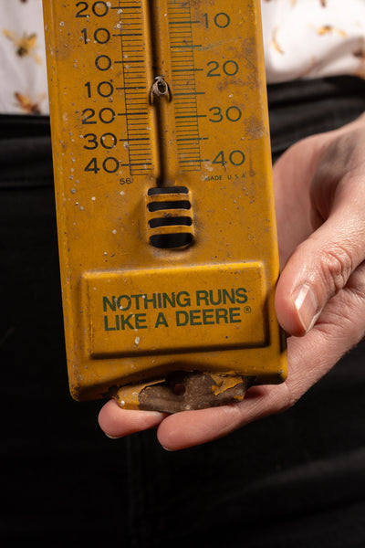 Vintage John Deere Advertising Thermometer