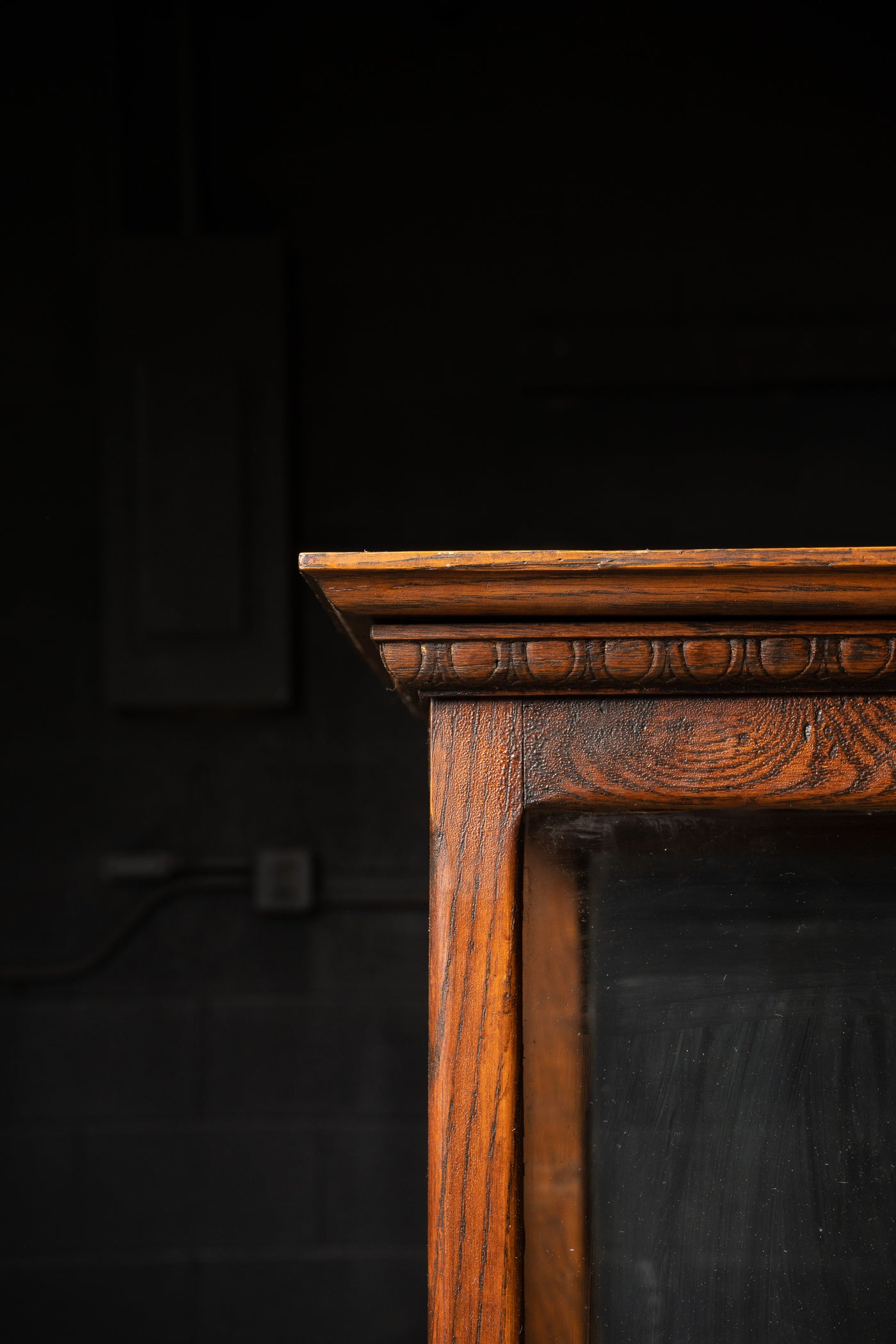 Antique Wooden Display Case