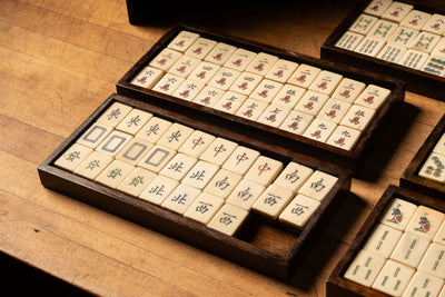 Antique Chinese Mahjong Boxed Set
