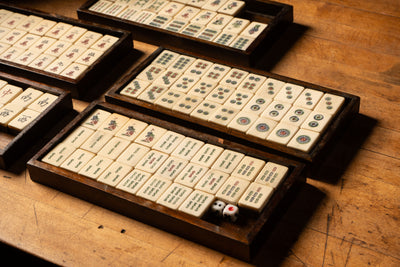 Antique Chinese Mahjong Boxed Set