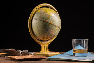 Vintage Whiteley Scotch Advertising Globe
