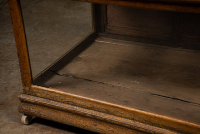 Early American Display Case With Mirrored Back