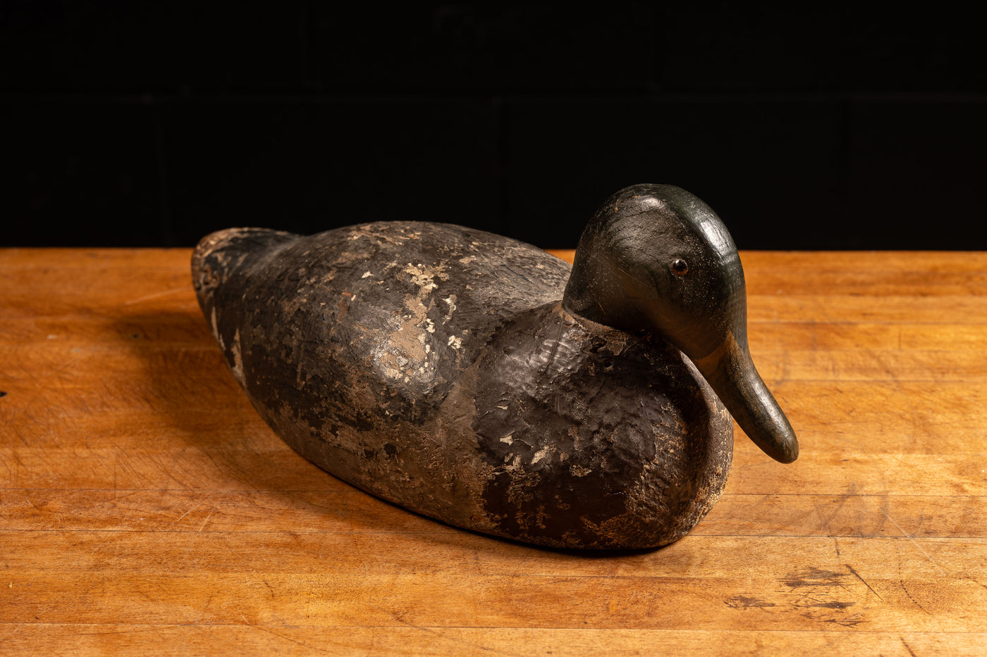 Early 20th Century Wooden Duck Hunting Decoy