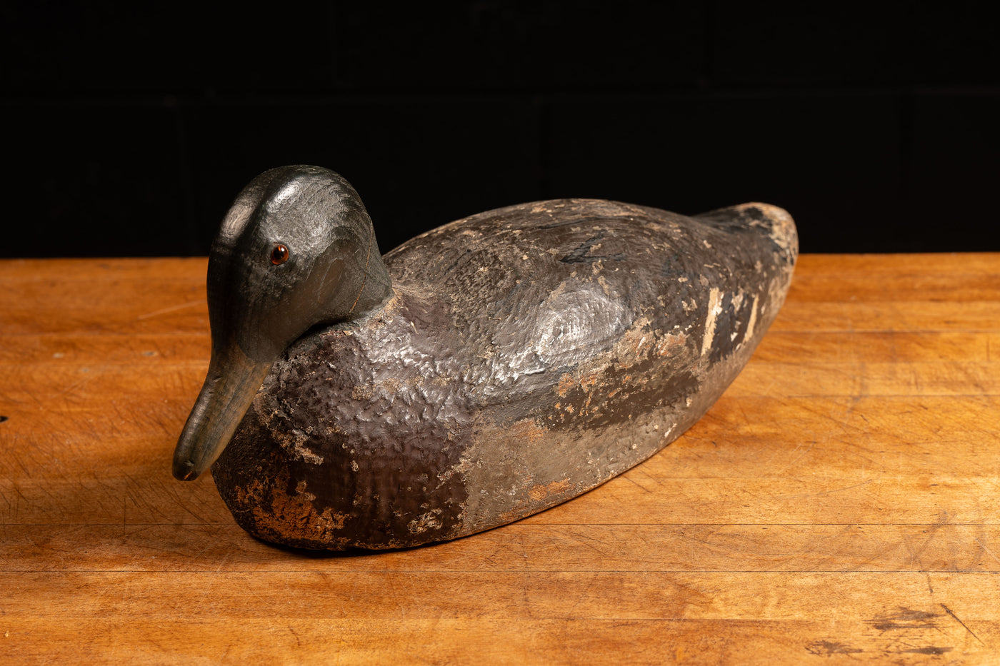 Early 20th Century Wooden Duck Hunting Decoy