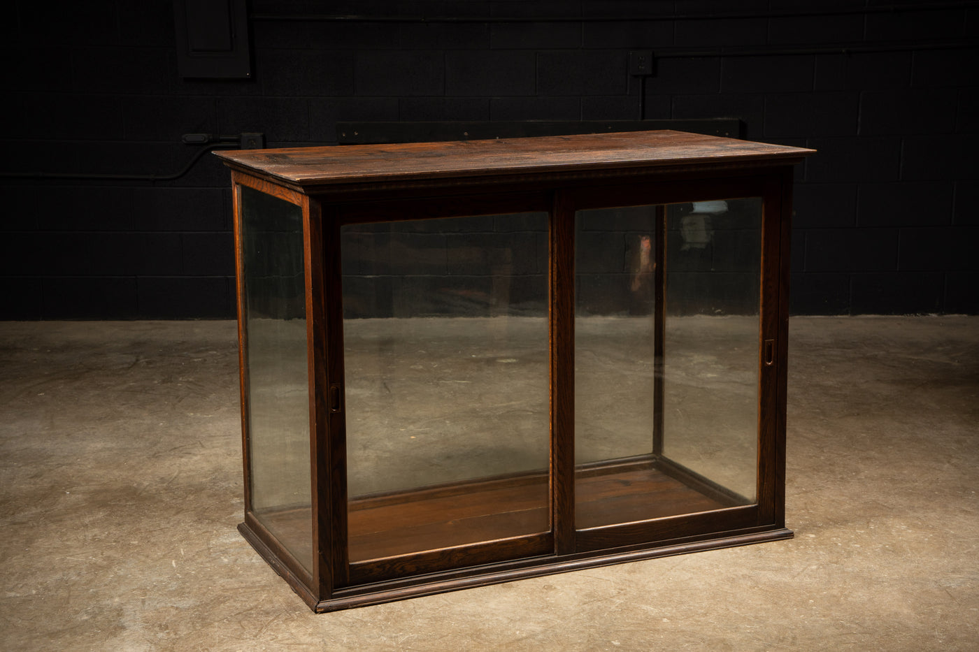 Antique Wooden Display Case