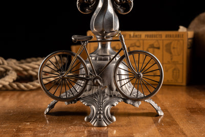 19th Century Silver Plated Bicycle Trophy