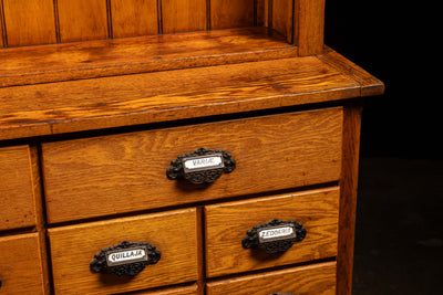 Massive Early 20th Century Apothecary Cabinet