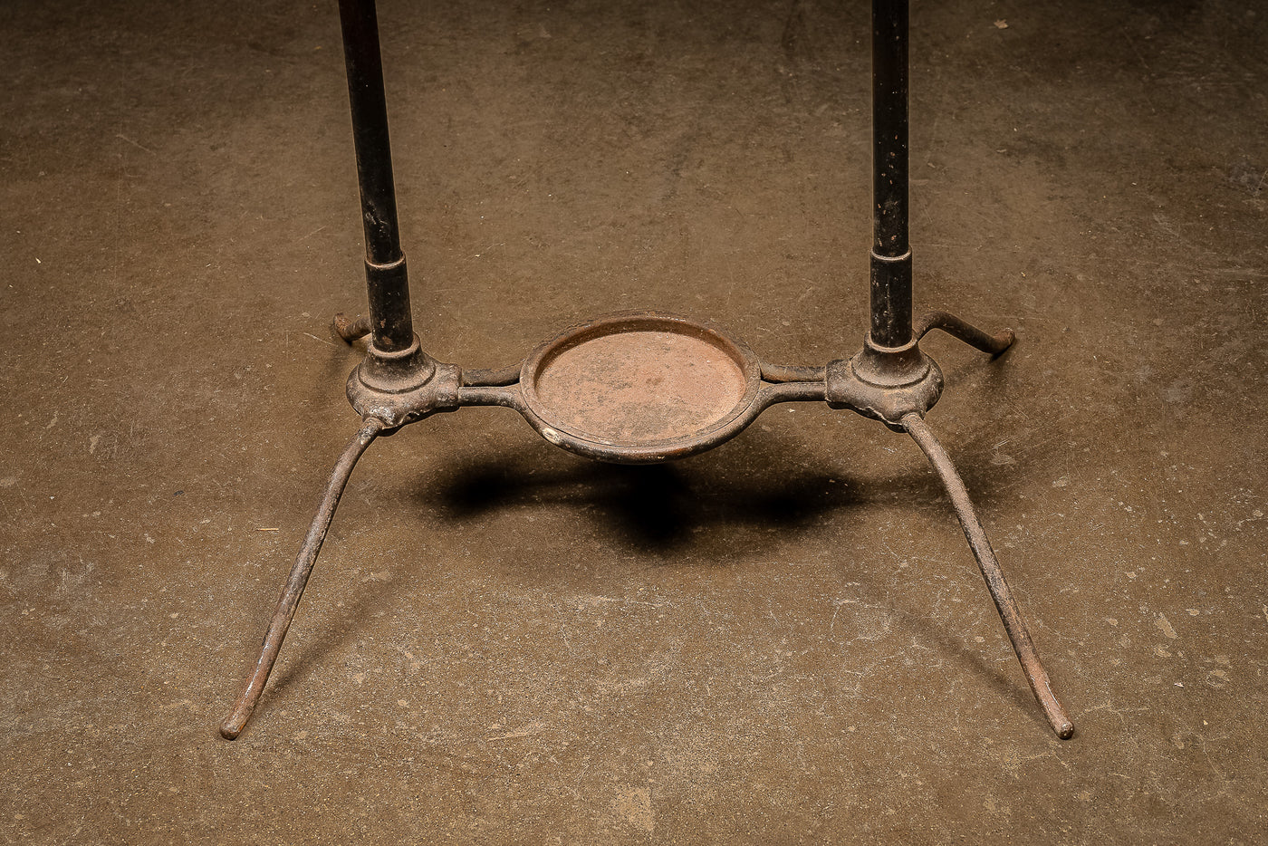 Antique Japanned Copper Coat Rack