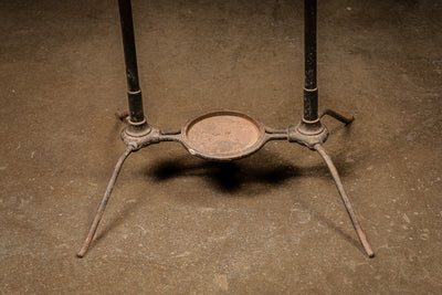 Antique Japanned Copper Coat Rack