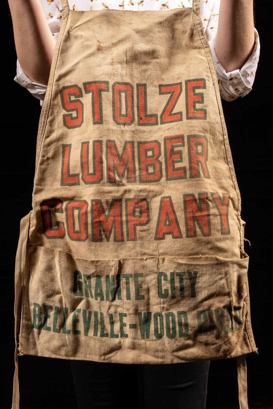 Vintage Stolze Lumber Shop Apron – Industrial Artifacts