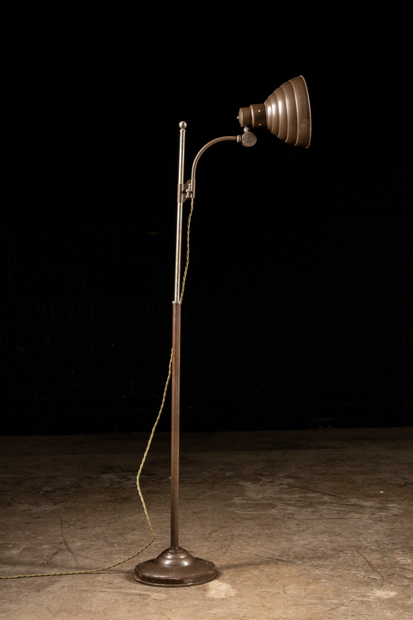 Vintage Art Deco Adjustable Floor Lamp