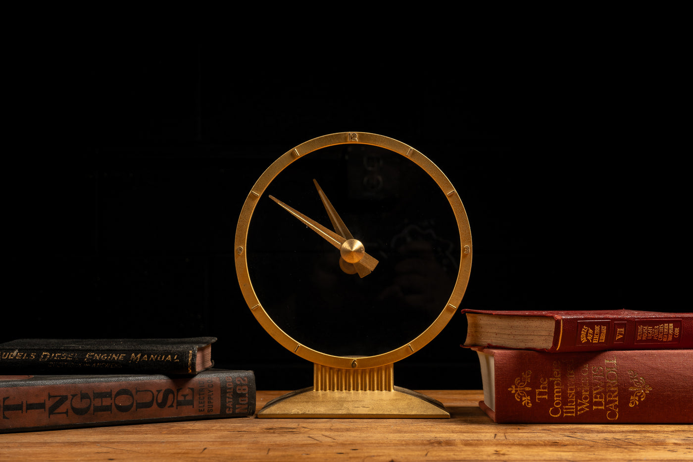 Art Deco Golden Hour Electric Clock