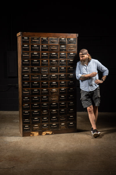 Massive Antique 78 Drawer Hardware Apothecary Cabinet