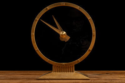 Art Deco Golden Hour Electric Clock