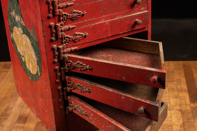 Vintage Benchtop Parts Cabinet