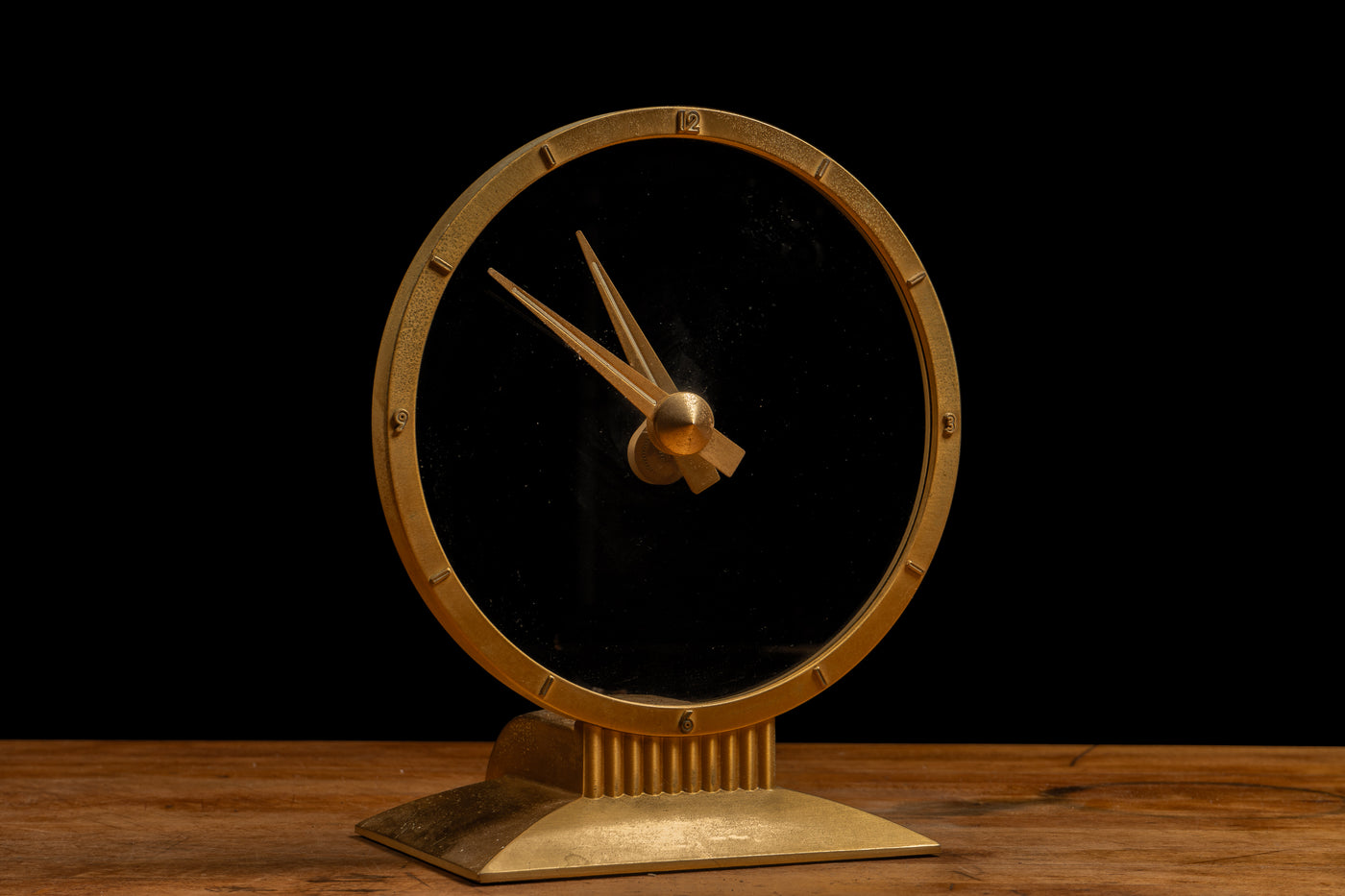 Art Deco Golden Hour Electric Clock