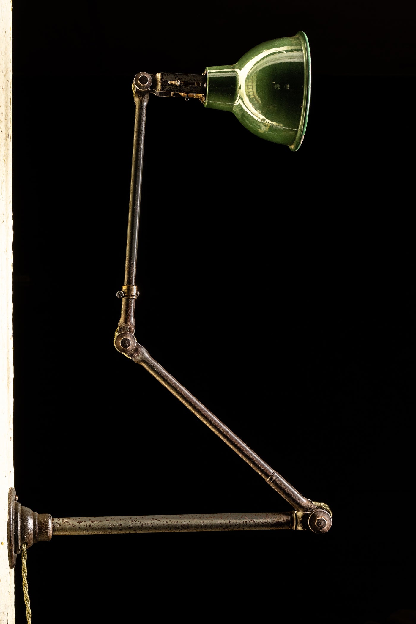 Vintage Industrial Dugdill Articulating Task Lamp