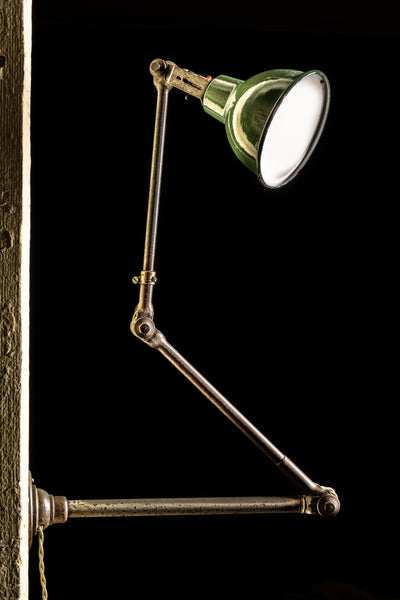 Vintage Industrial Dugdill Articulating Task Lamp