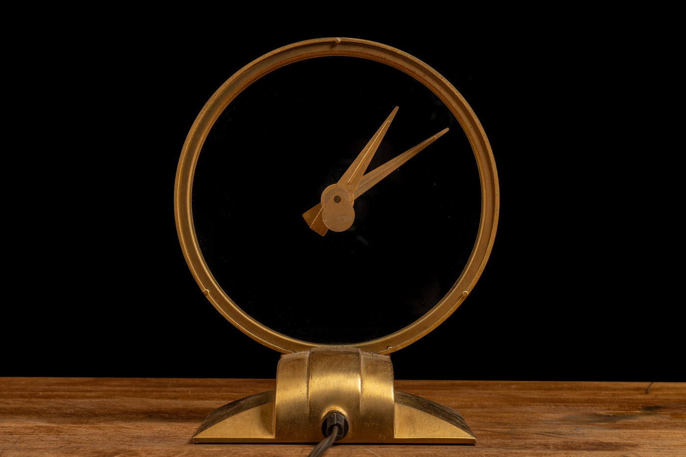 Art Deco Golden Hour Electric Clock