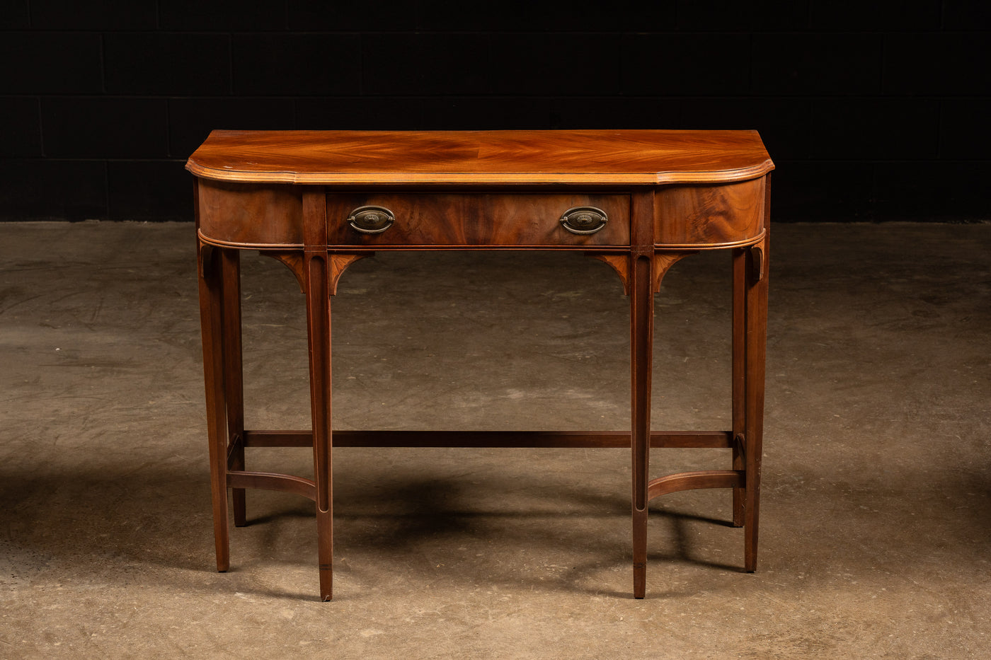 Vintage Oak Console Table