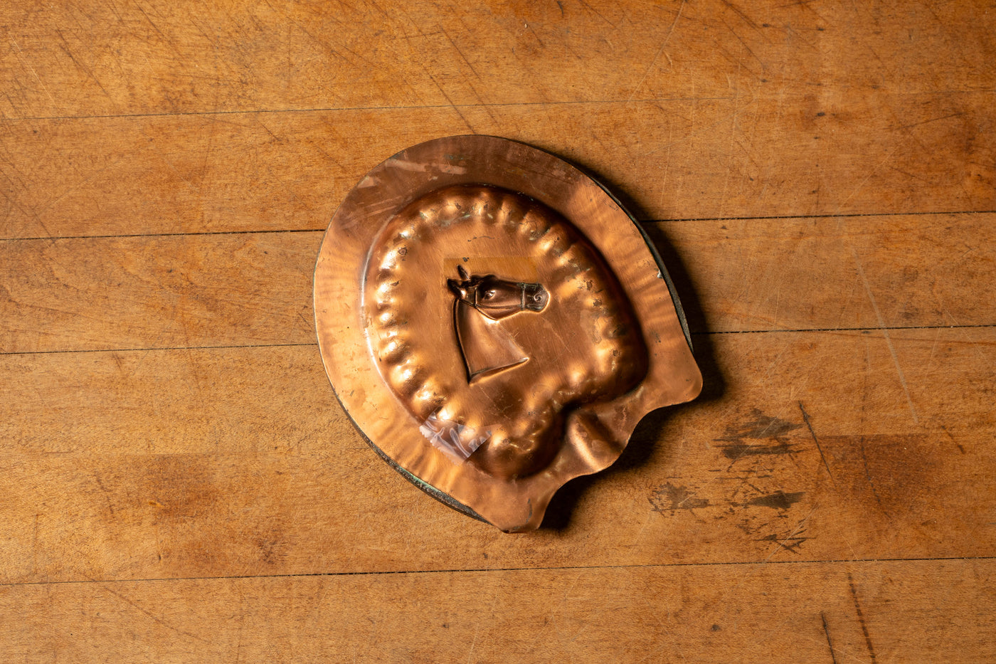 Vintage Gregorian Copper Horseshoe Ashtray