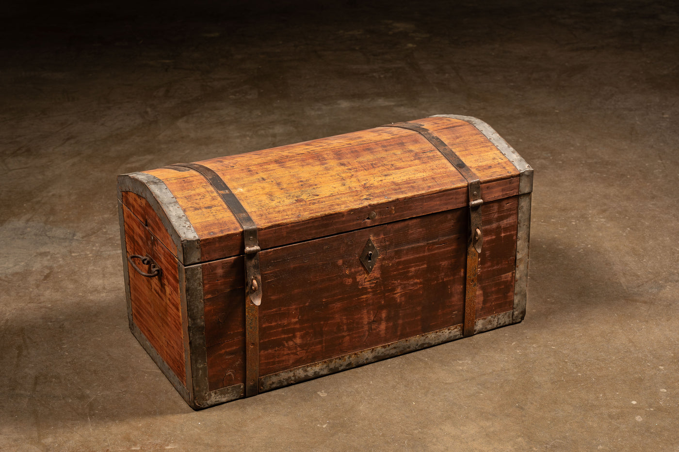 American Primitive Oak Chest