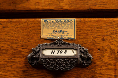 Massive Early 20th Century Apothecary Cabinet