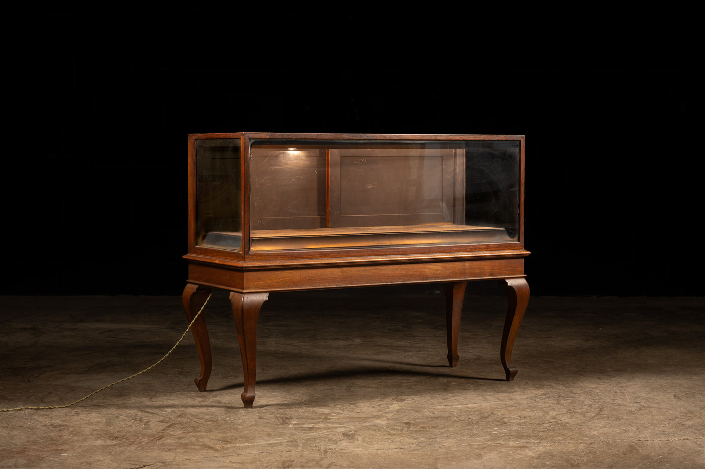 Early 20th Century Lighted Display Case