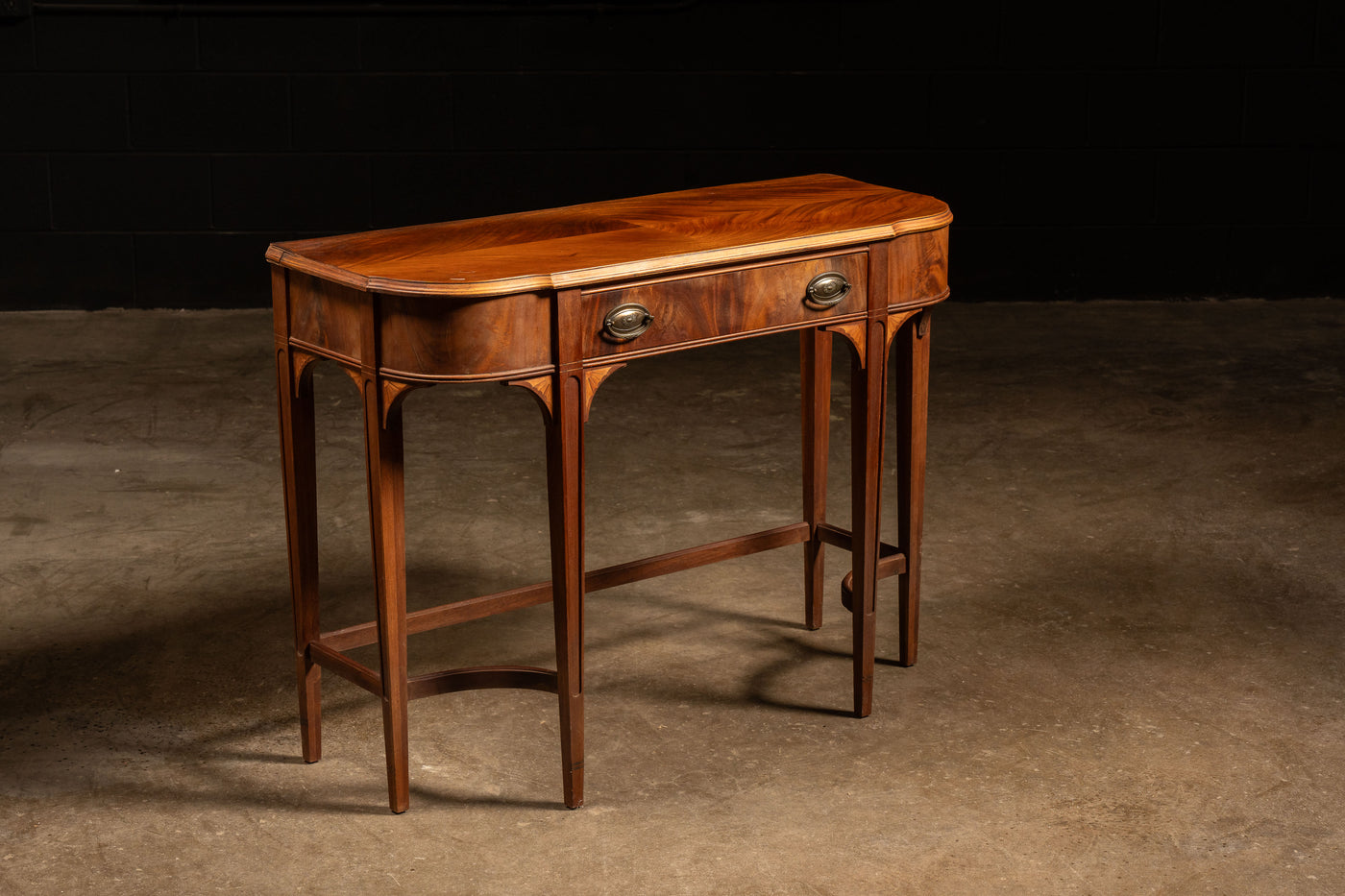 Vintage Oak Console Table