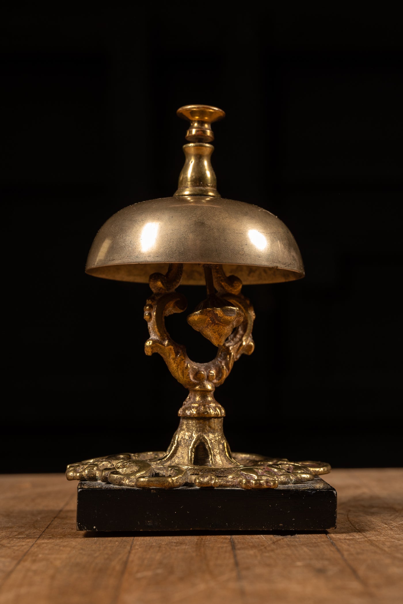 Antique Brass Concierge Bell