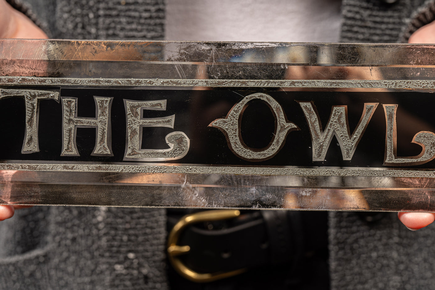 Antique "The Owl" ROG Sign