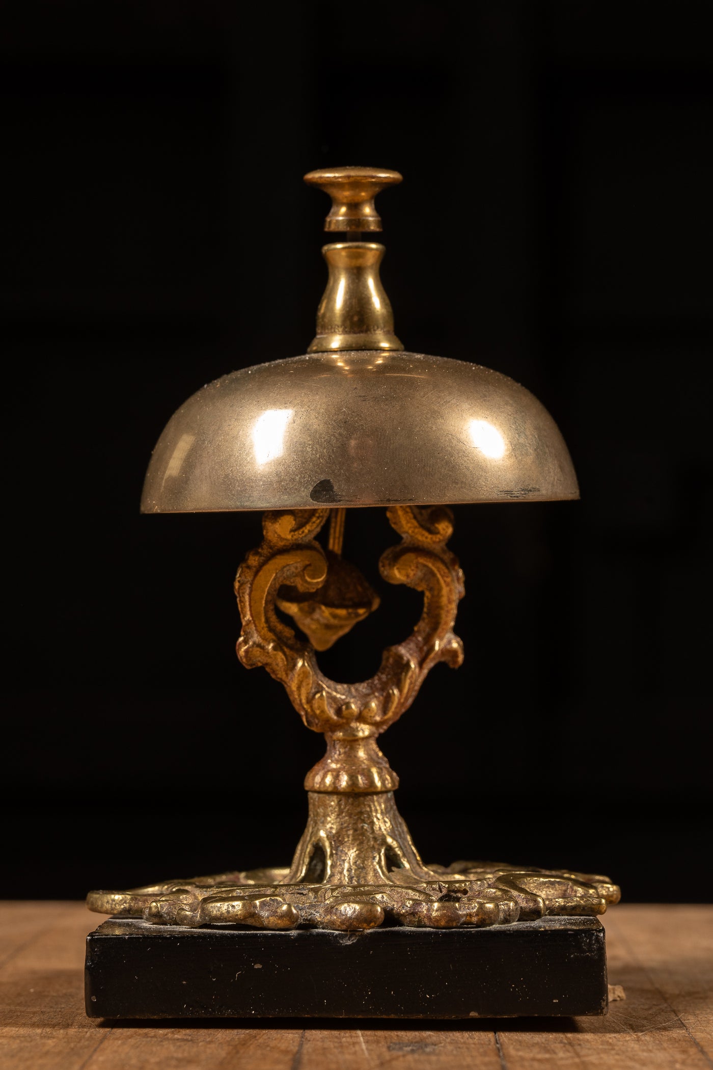 Antique Brass Concierge Bell