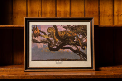 Remington Arms "Out On a Limb" Game Art Collection Framed Litho